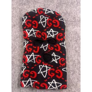 Designer GG and Stars Shiesty Balaclava 3 hole mask